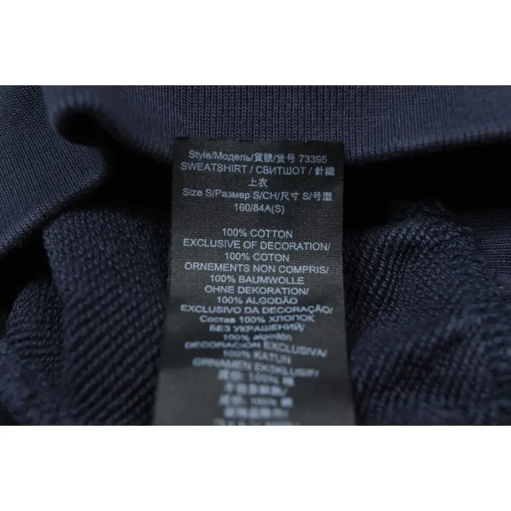 Tory Burch Princess 2020 Mock Neck Sweatshirt Womens Small Blue Long Sleeve